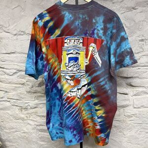 New Unworn Vtg Grateful Dead Las Vegas Band T Shirt Ripple Junction 90s Tie Dye